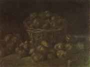 Vincent Van Gogh Still life with a Basket of Potatoes (nn04) USA oil painting artist